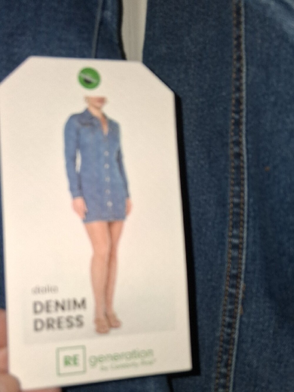 RE/Generations Denim Dress - Medium Wash - Picture 5 of 11